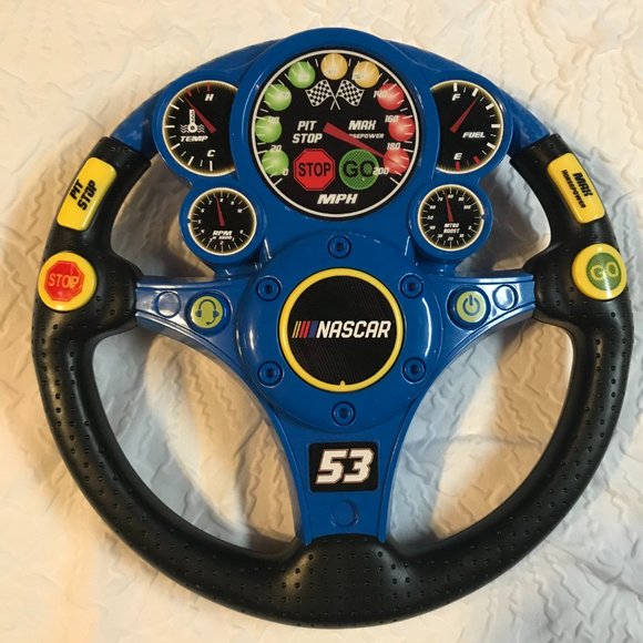 Nascar Toys Nascar Racing Wheel Rev N Roll Steering Wheel For Kids